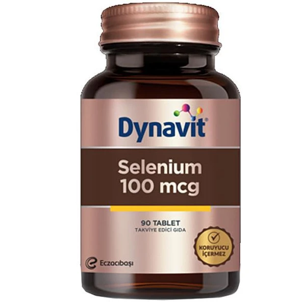 Dynavit Selenium 100 mcg Takviye Edici Gıda 90 Tablet ürün görseli 1