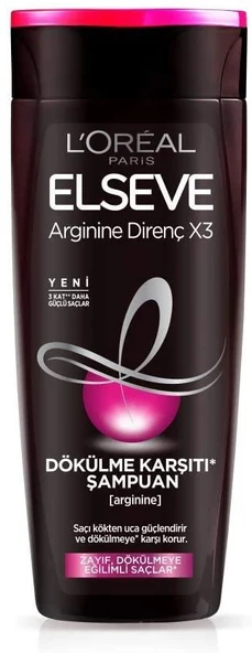 L'Oréal Paris Elseve Arginine Direnç X3 Dökülme Karşıtı Şampuan, 360 Ml 1 Adet ürün görseli 1