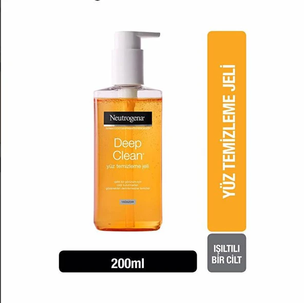Neutrogena Yüz Temizleme Jeli Deep Clean 200 ml ürün görseli 1