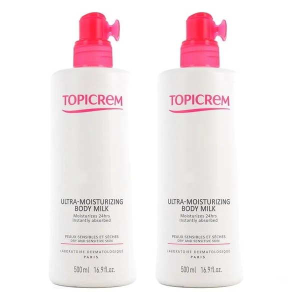 Topicrem Ultra Nemlendirici Vücut Sütü 2 x 500 ml ürün görseli 1