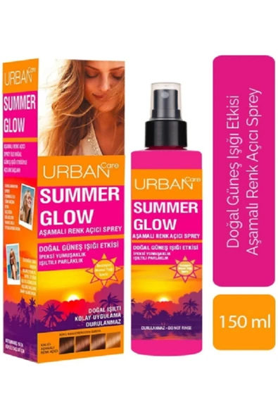 Summer Glow Süper Aşamalı Renk Açıcı Sprey 150 Ml _urban-sprey-001 ürün görseli 1