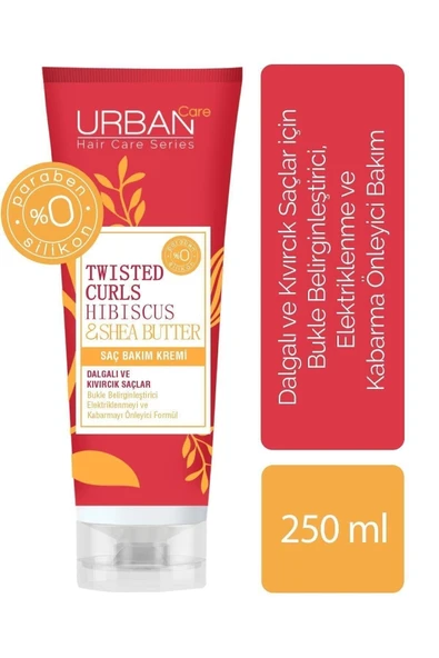 Keyonline Care Twisted Dalgalı Saçlar Hibiscus & Shea Butter Saç Bakım Kremi 250 Ml ürün görseli 1