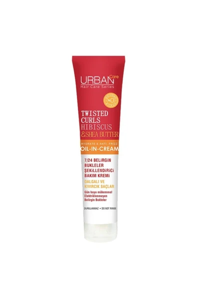 Twisted Curls Hibiscus & Shea Butter Durulanmayan Saç Bakım Kremi 175 Ml ürün görseli 1