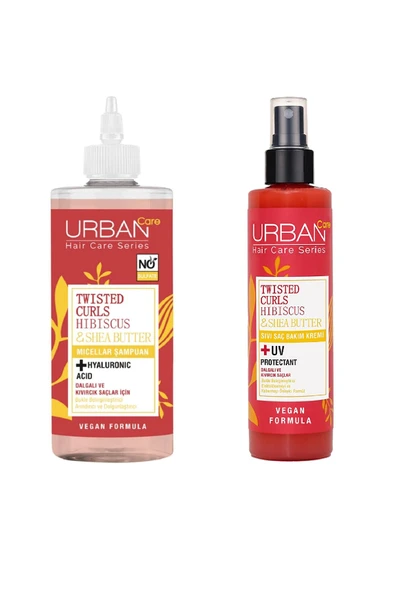 Micellar Hibiscus Kıvırcık Ve Dalgalı Saçlara Özel Şampuan 340ml-hibiscus Sprey 200ml 2'li Set ürün görseli 1