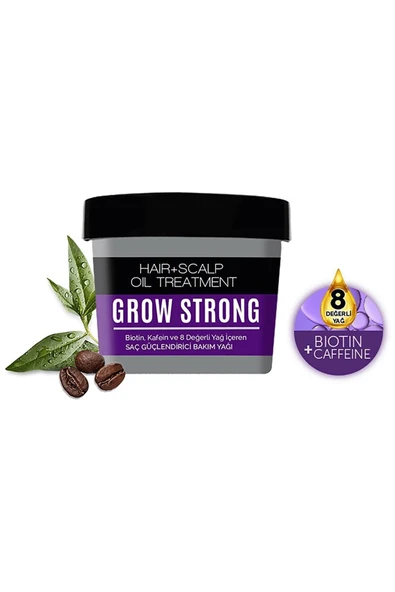 Grow Strong Saç Güçlendirici Bakım Yağı 240 Ml ürün görseli 1