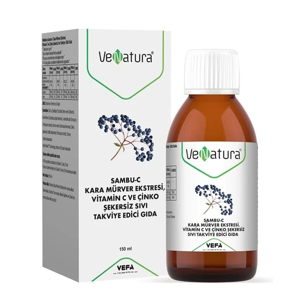 VeNatura Sambu-C Kara Mürver Ekstresi Takviye Edici Gıda 150 ml ürün görseli 1