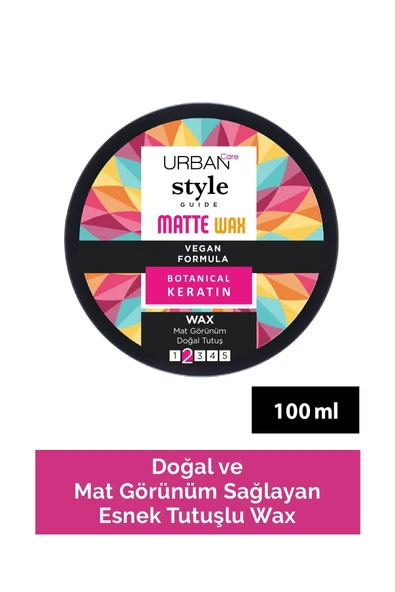 Style Guide Doğal Ve Mat Görünüm Sağlayan Wax - Esnek Tutuş - Vegan - 100 Ml ürün görseli 1