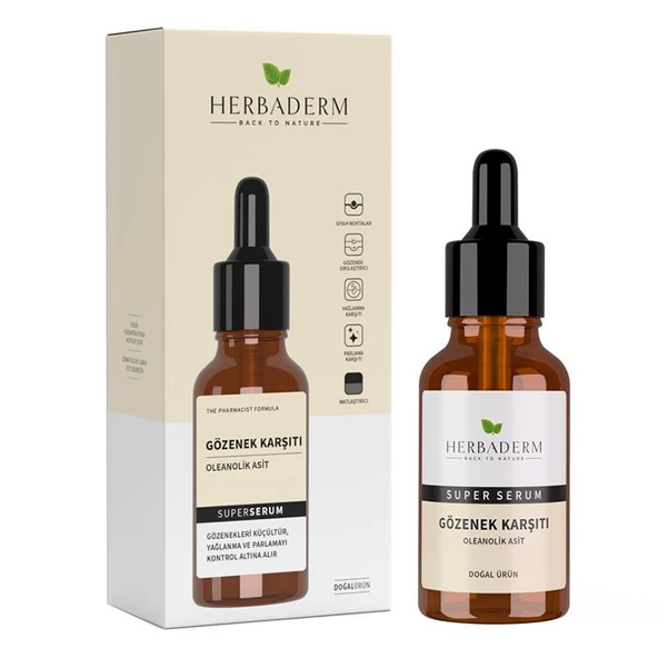 Herbaderm Gözenek Karşıtı Serum 30 ml ürün görseli 1