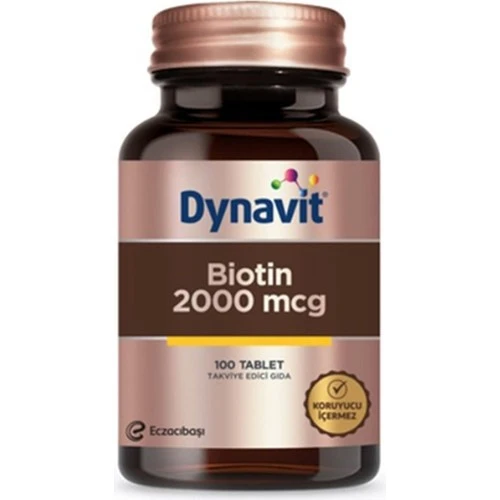 Biotin 2000 Mcg 100 Tablet (DYT101) ürün görseli 1