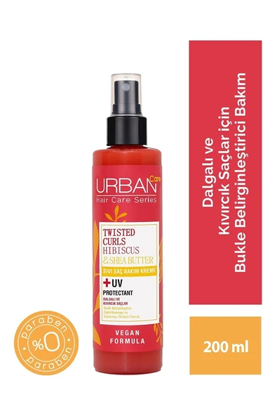 Twisted Curls Hibiscus & Shea Butter Sıvı Saç Bakım Kremi 200ml…keykrem44 ürün görseli 1