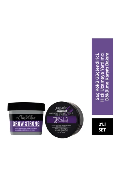 Expert Biotin Ve Kafein Dökülme Karşıtı Peeling Şampuan 200ml+saç Bakım Yağı 240 Ml-vegan ürün görseli 1