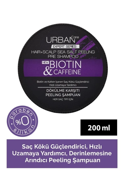 Expert Biotin Ve Kafein Dökülme Karşıtı Arındırıcı Peeling Şampuan-vegan-200 Ml Gk Hair Center ürün görseli 1