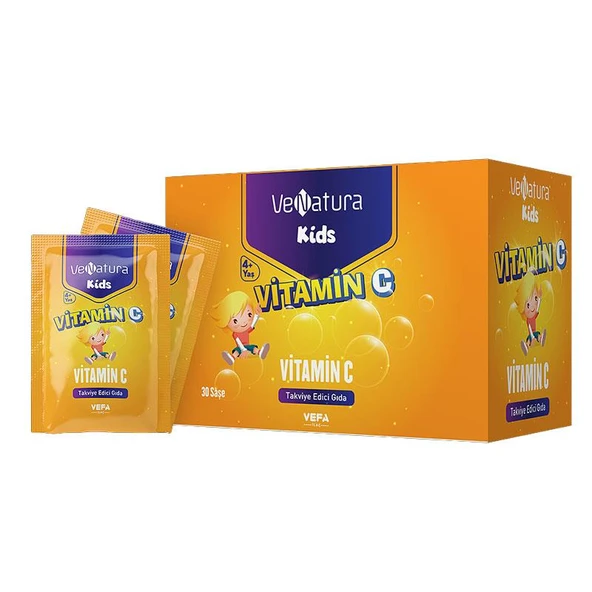 VeNatura Kids Vitamin C Takviye Edici Gıda 30 Saşe ürün görseli 1
