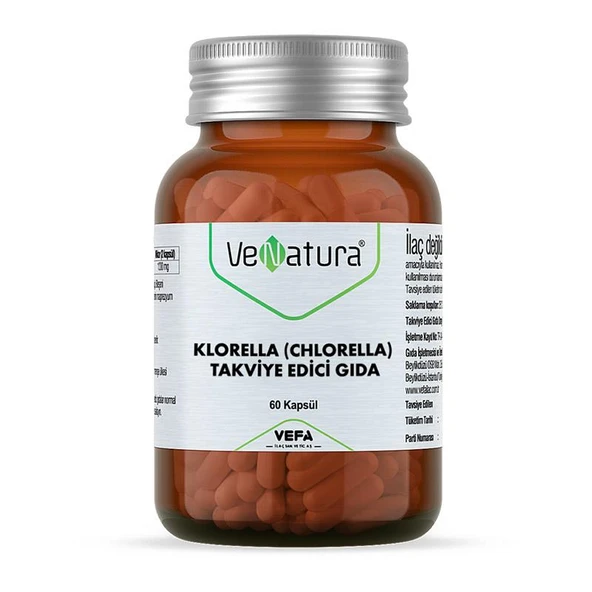 VeNatura Klorella Chlorella Takviye Edici Gıda 60 Kapsül ürün görseli 1