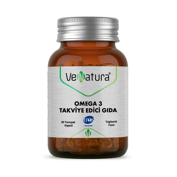 VeNatura Omega 3 Takviye Edici Gıda 60 Kapsül ürün görseli 1