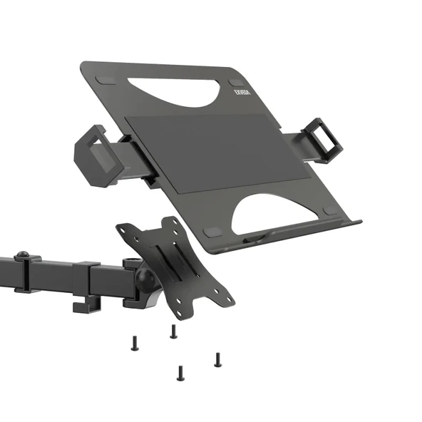 EXVEGA Ayarlanabilir Alüminyum Laptop Standı Vesa Bağlantılı Monitör Kolu Uyumlu EX789 ürün görseli 1
