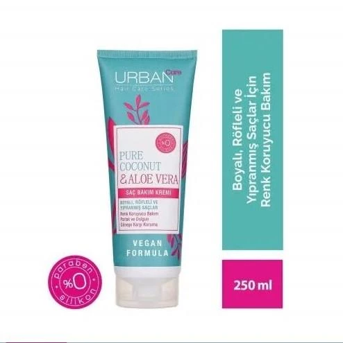 Urban Care Pure Coconut & Aloe Vera Saç Kremi 250 ml ürün görseli 1