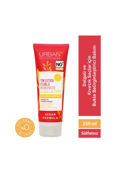 Curl Hibiscus Sülfatsız Saç Bakım Şampuanı 250ml ürün görseli 1