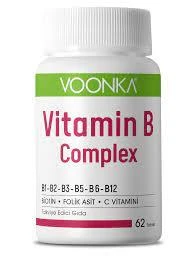 Voonka Vitamin B Complex 62 Tablet ürün görseli 1