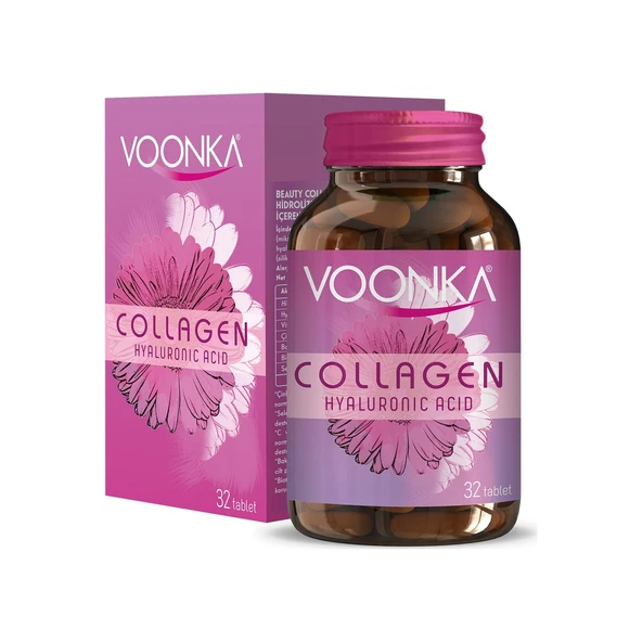 Voonka Collagen Hyaluronic Acid 32 Tablet ürün görseli 1