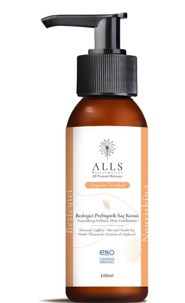 Alls Biocosmetics Organik Besleyici Prebiyotik Saç Kremi 100 ml ürün görseli 1