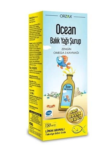 Orzax Ocean Omega3 Şurup 150 ml - Limon ürün görseli 1