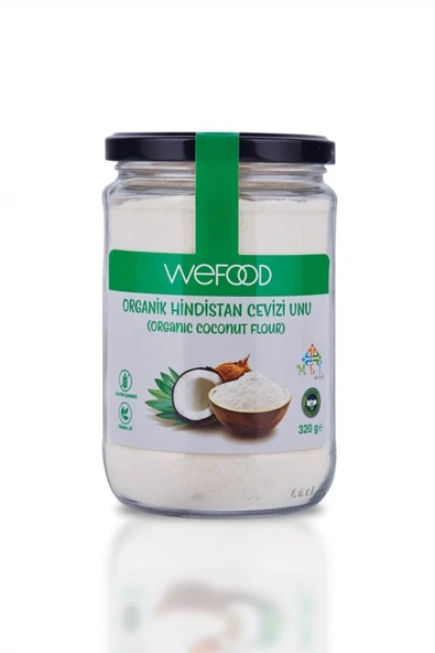 Wefood Organik Glütensiz Hindistan Cevizi Unu 320 Gr ürün görseli 1