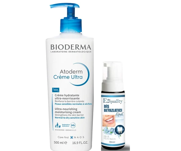 Bioderma Atoderm Krem Ultra 500 ml- Diş Beyazlatıcı Köpük Hediye ürün görseli 1