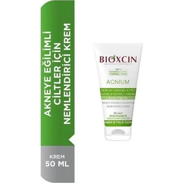 Bioxcin Acnium Sebum Dengeleyici Nemlendirici Krem 50 ml ürün görseli 1