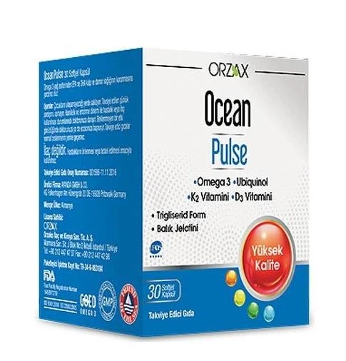 Orzax Ocean Pulse 30 Kapsül ürün görseli 1