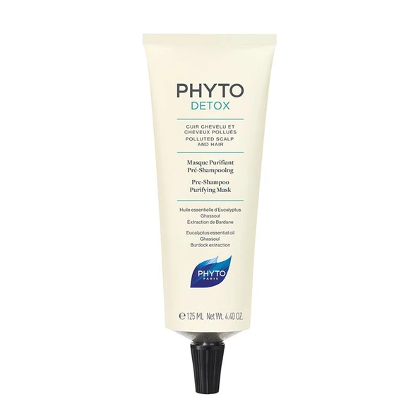Phyto Phytodetox Şampuan Öncesi Arındırıcı Maske 125 ml ürün görseli 1