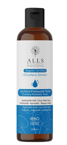 Alls Biocosmetics CicaVera Prebiyotik Tonik 200 ml ürün görseli 1