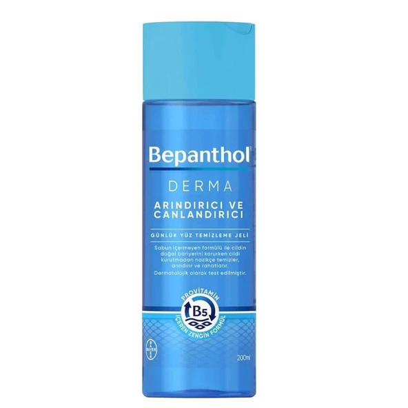 Bepanthol Derma Arındırıcı ve Canlandırıcı Yüz Temizleme Jeli 200 ml ürün görseli 1