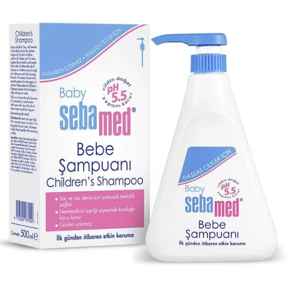 Sebamed Bebe Şampuanı 500 ml-Diş beyazlatıcı köpük Hediye ürün görseli 1