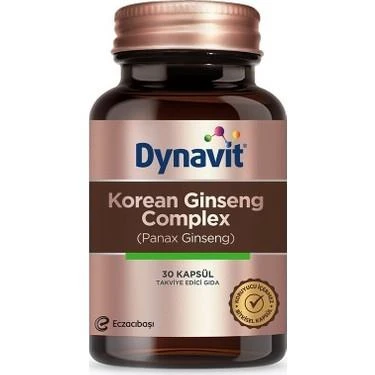 Dynavit Korean Ginseng Complex Takviye Edici Gıda 30 Kapsül ürün görseli 1