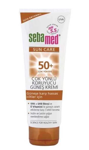 Sebamed SPF 50 Çok Yönlü Koruyucu Güneş Kremi 75 ml - Diş Beyazlatıcı Köpük Hediye ürün görseli 1