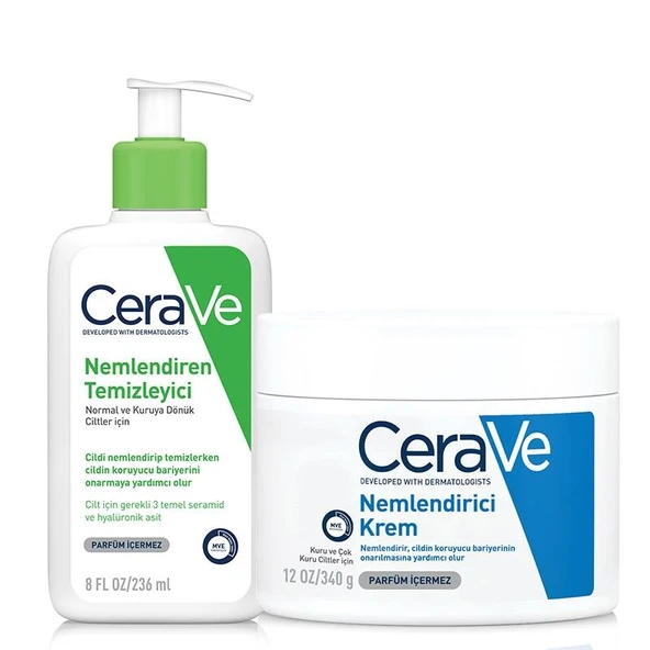 Cerave Kuru ve Çok Kuru Ciltler için Bakım Seti ürün görseli 1