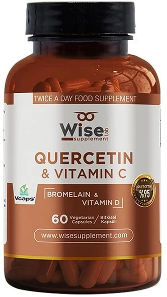 WiseLab Quercetin 500mg 60 Bitkisel Kapsül ürün görseli 1