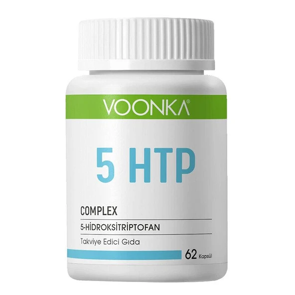 Voonka 5 Htp Complex 62 Kapsül Gıda Takviyesi - Diş Beyazlatıcı Köpük Hediye ürün görseli 1