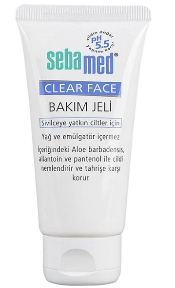 Sebamed Clear Face Bakım Jeli 50 ml- Diş Beyazlatıcı Köpük Hediye ürün görseli 1