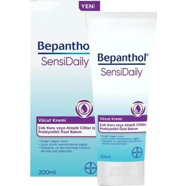 Bepanthol SensiDaily Nemlendirici Vücut Kremi 200 ml ürün görseli 1