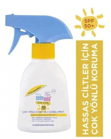 Sebamed Bebekler için Çok Yönlü Koruyucu Güneş Spreyi SPF 50 200 ml ürün görseli 1