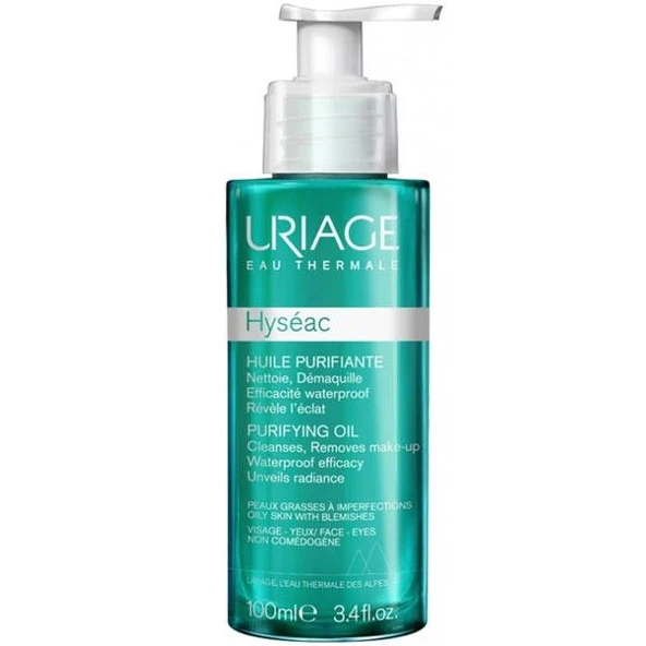 Uriage Hyseac Purifying Oil Yağlı Ciltler için Temizleme Yağı 100 ML - Diş Beyazlatıcı Köpük Hediye ürün görseli 1
