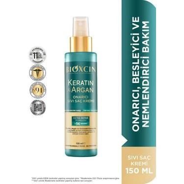 Bioxcin Keratin & Argan Onarıcı Sıvı Saç Bakım Kremi 150 ml - Yıpranmış Ve Hasar Görmüş Saçlar ürün görseli 1