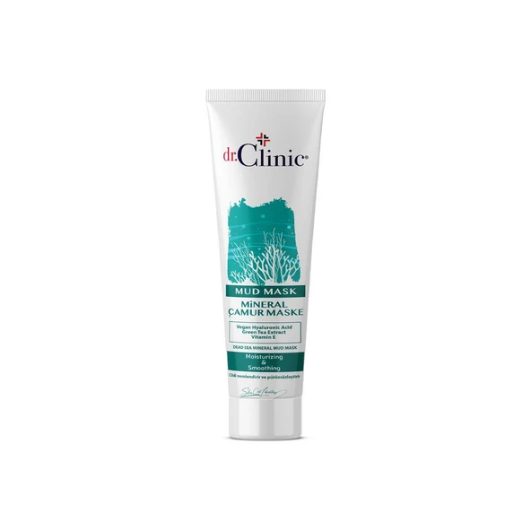 Dr.Clinic Mineral Çamur Maske Vegan Hyaluronic Acid 100 ml ürün görseli 1