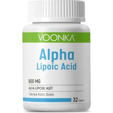 Voonka Alpha Lipoic Acid 600mg 32 Kapsül ürün görseli 1
