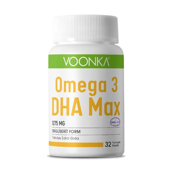 Voonka Omega 3 DHA Max Takviye Edici Gıda 32 Yumuşak Kapsül - Diş Beyazlatıcı Köpük Hediye ürün görseli 1