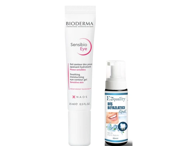 Bioderma Sensibio Eye Göz Çevresi Kremi 15 ml- Diş Beyazlatıcı Köpük Hediye ürün görseli 1