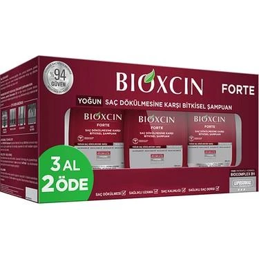 Bioxcin Forte Saç Dökülmesine Karşı Bakım Şampuanı 300 ml - 3 Al 2 Öde - Diş Beyazlatıcı Köpük Hediye ürün görseli 1
