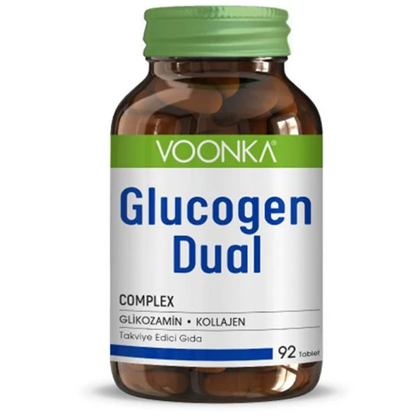 Voonka Glucogen Dual 92 Tablet Gıda Takviyesi - Diş Beyazlatıcı Köpük Hediye ürün görseli 1